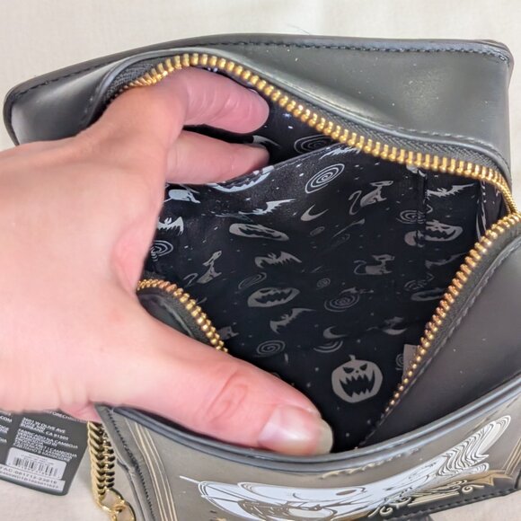 Loungefly x Disney The Nightmare Before Christmas Tarot Cards Crossbody Bag - Picture 10 of 11